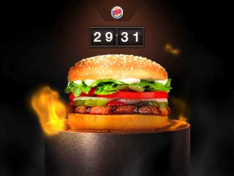 30分見ていられるような気もする / Burger King「Whopper Lust」 メインシーン