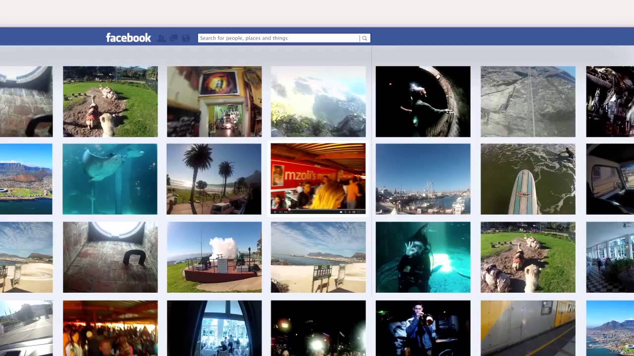 Facebookプロフィールを送り込む、という発明 / CAPE TOWN TOURISM「SEND YOUR FACEBOOK PROFILE TO CAPE TOWN」 メインシーン