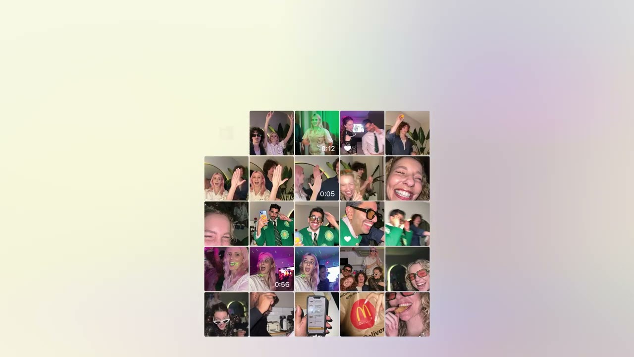 他人のカメラロールを、そのまま広告にした / マクドナルド「Camera Rolls」 メインシーン