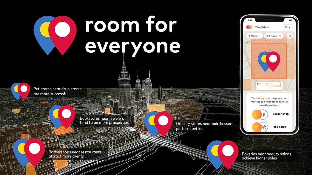 データが、分断を共生に変える / Mastercard「Room for Everyone」 メインシーン