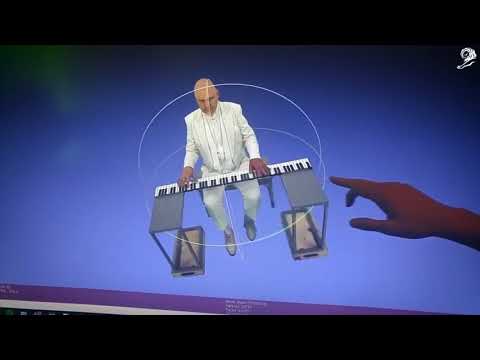 106台のカメラで捉えたホログラムが、音楽体験の次元を変えた / William Patrick Corgan「Aeronaut VR」 メインシーン