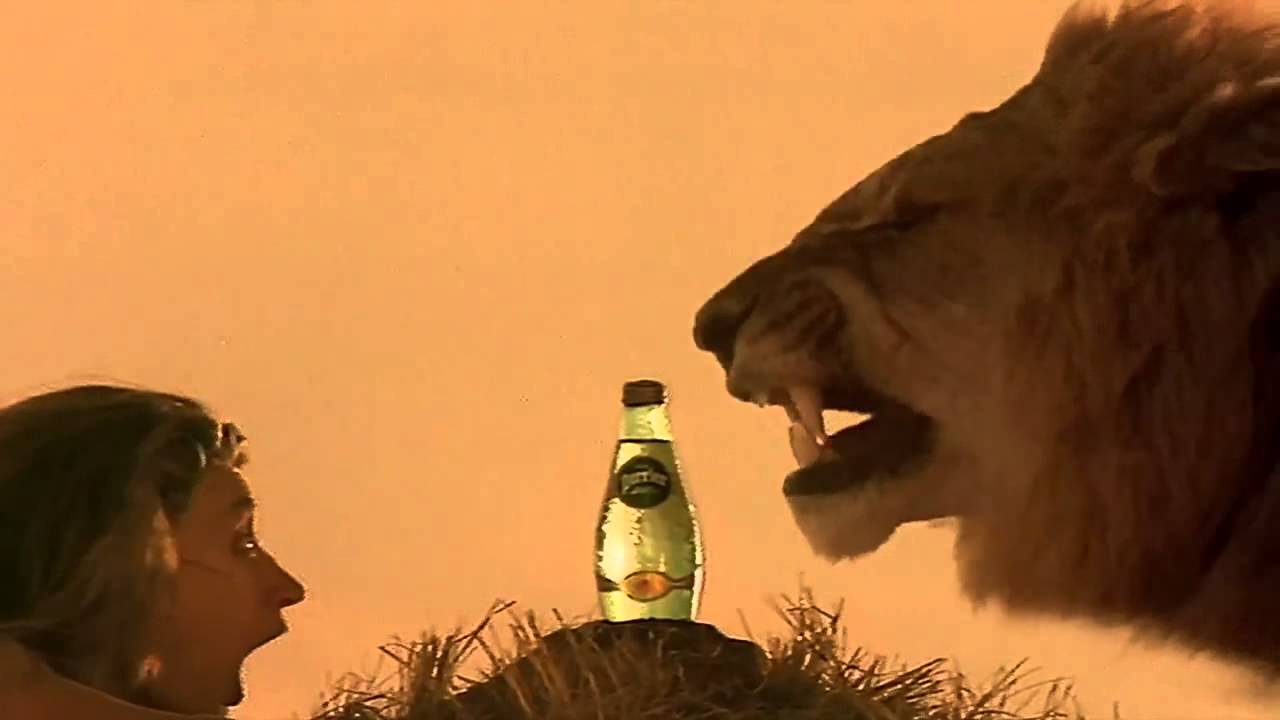 これは、水の広告です / PERRIER「LE LION ET LA LIONNE」 メインシーン