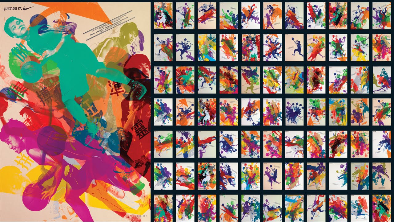ポスターが、バトルフィールドになった / NIKE「PAPER BATTLEFIELD」 メインシーン