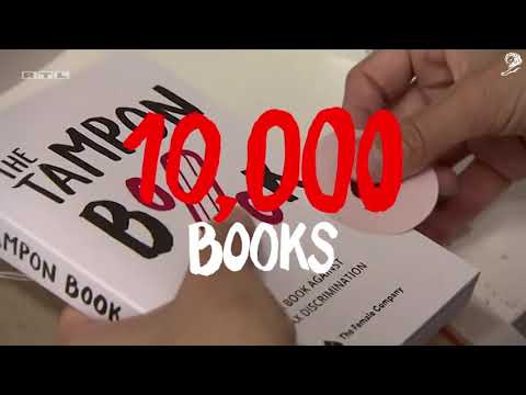 法律を、法律で出し抜いた本 / THE FEMALE COMPANY「THE TAMPON BOOK」 メインシーン